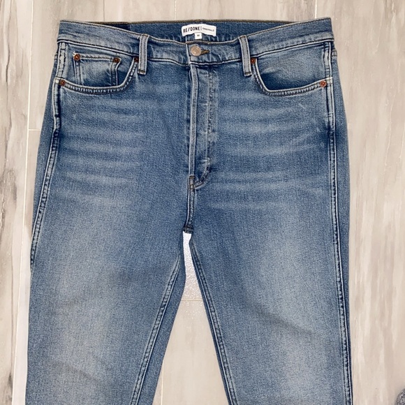 RE/DONE Originals 2019 Skinny Leg Ankle, Raw Hem, 33x30, NWOT, $279 MSRP - Picture 12 of 12